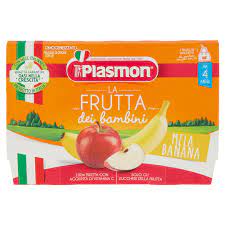7e4e53df2197535e1812bc31be6c4b0c Plasmon Sapori di Natura Omo Frutta 4x100 gr. Mela e Banana - immagine 1