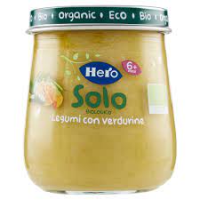 7ef13795eb1208d007c6191001976cf6 Hero Omogeneizzato Bio Legumi con Verdurine Gr.120 - immagine 1