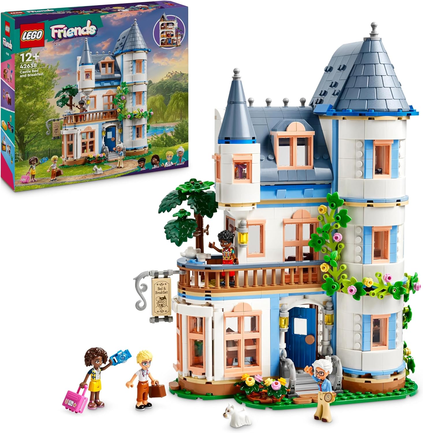7f7000a8b322e164f84357cf8dfd8e21 Lego Friends Bed And Breakfast al Castello - immagine 1