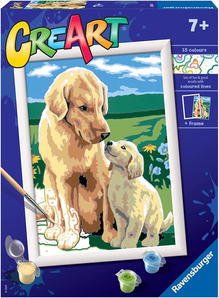 8060891065358140b8fce5a9c4ecc59c Ravensburger CreArt Serie D - Cane Retriever sul Prato - immagine 1
