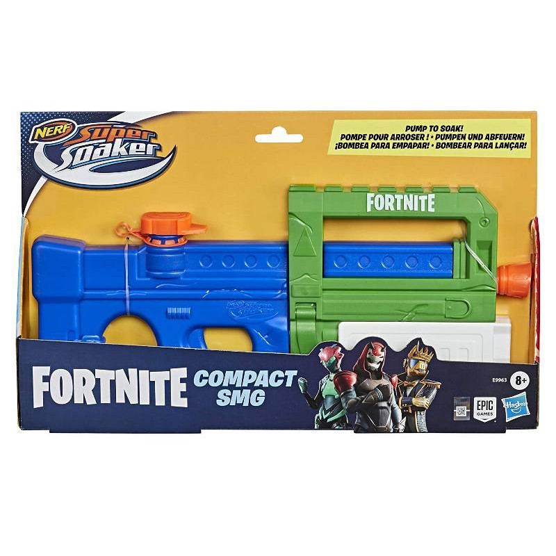 80e2798b840c2ee8f532953fd727190a *Nerf Fortnite Super Soaker Compact SMG-L - immagine 1