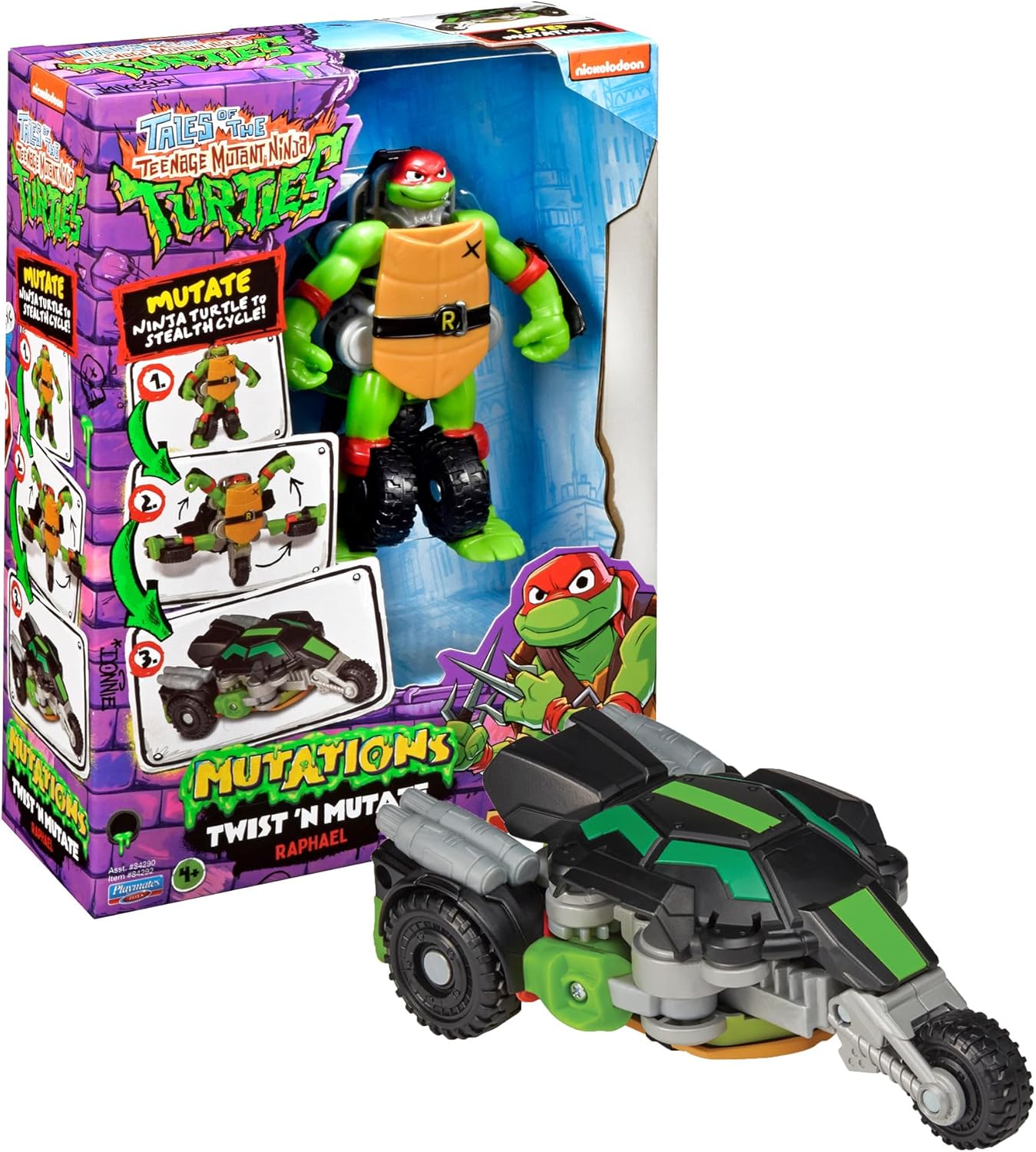 815c614b40ea202a041a282819f3093d Turtles Mutant Mayhem Veicoli Trasformabili Raffaello - immagine 1