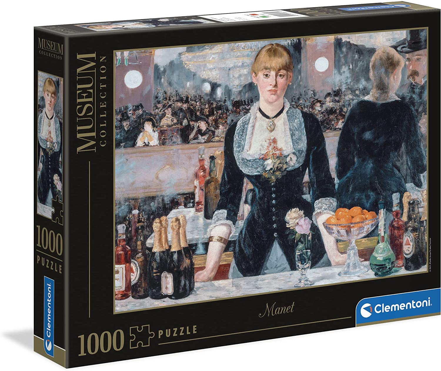 81c91c0e3689ea6f1936e4cf6f97e161 Clementoni Puzzle 1000 Pz. Museum Folie Bergers - immagine 1