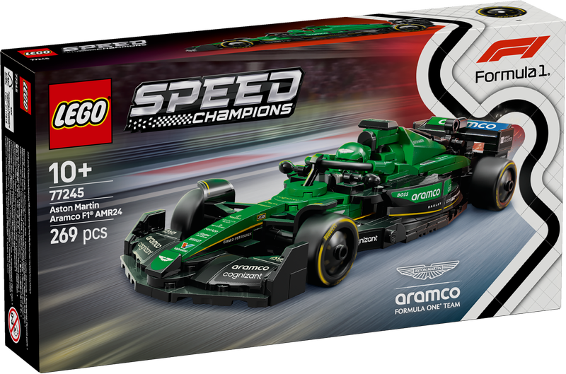 81cb47bd3a05b443ca1e88dc2e15e129 Lego Speed Champions Auto da corsa Aston Martin Aramco F1 AMR24 - immagine 1