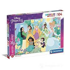 81fd6273a434d72b477f05c817fdd099 Clementoni Puzzle 104 Pz. Glitter Princess - immagine 1