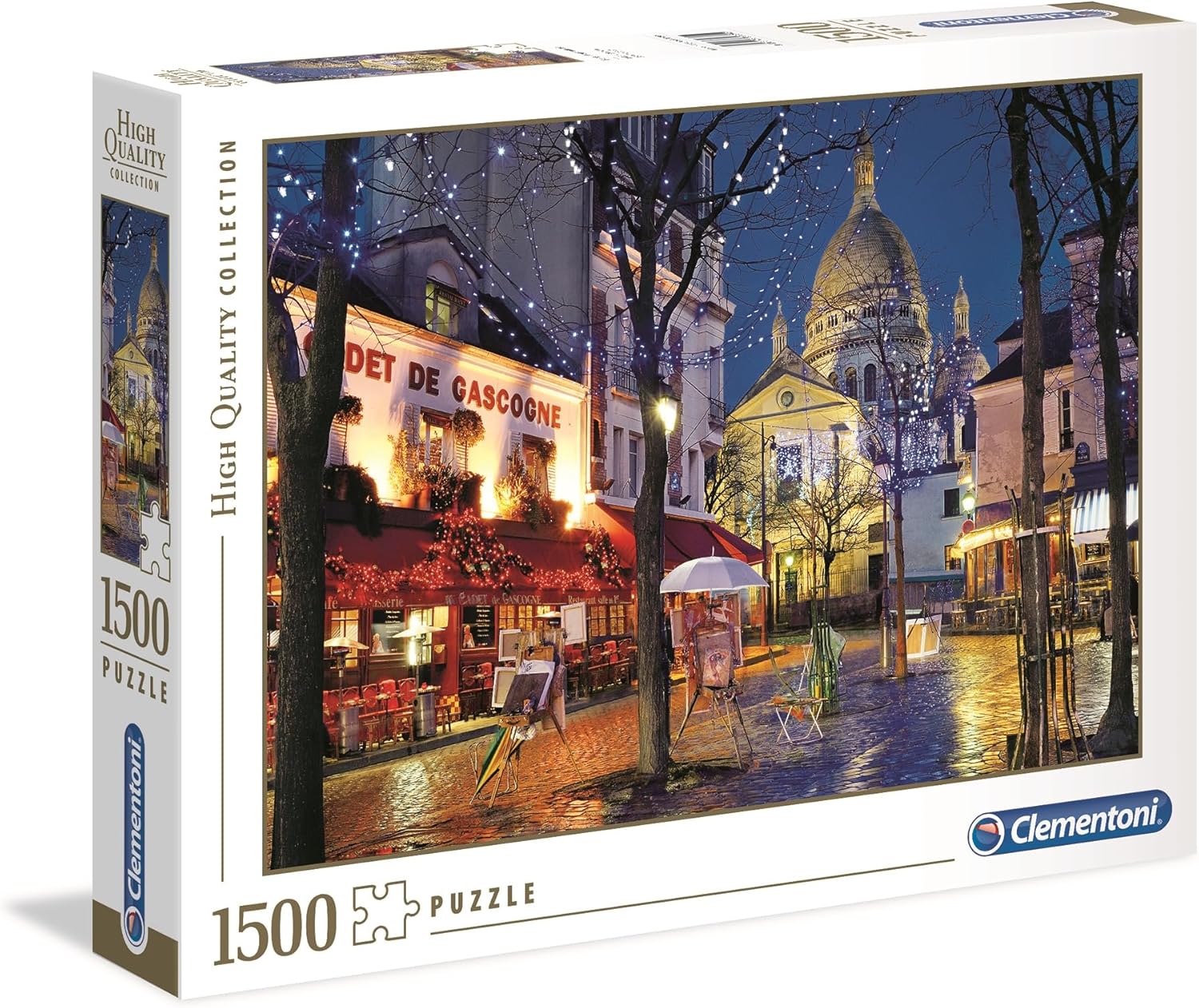 821406c00f8f2a290b97711cb15fa3b0 Clementoni Puzzle 1500 Pz. Paris - MontMartre HQC - immagine 1