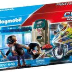 Playmobil Poliziotto in Moto e Ladro