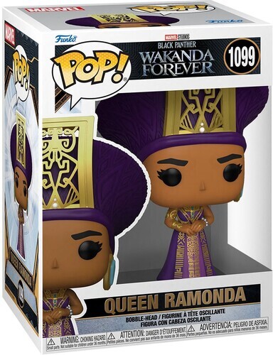 82f07b0678e875dc6e726f66b61e06fa FUNKO POP WAKANDA FOREVER - BLACK PANTHER - QUEEN RAMONDA - immagine 1
