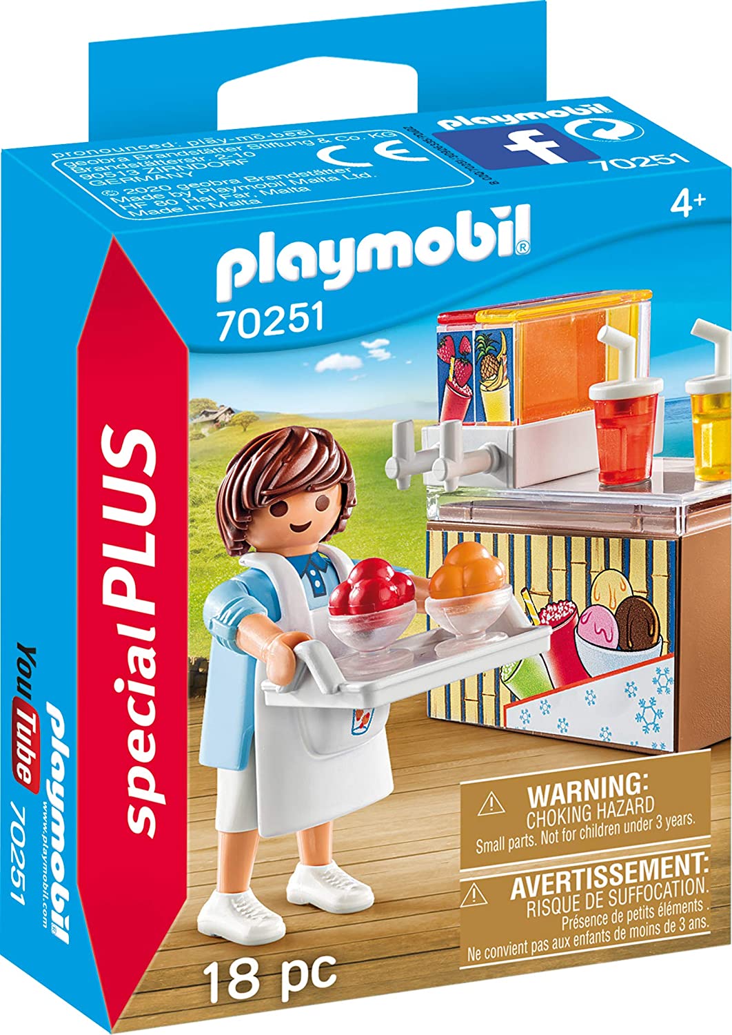 83007470b20a308ac13eeafbe134b7fb Playmobil Special Plus - Venditore di Gelati e Granite - immagine 1