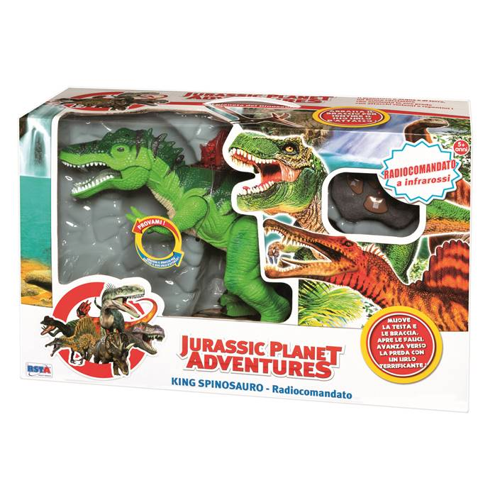 83fe0195fe89e4aa4728fd31cb064cf6 *RSToys Spinosauro Cammina e Urla Jurassic Planet - immagine 1