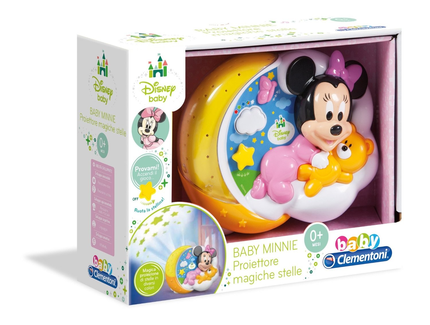 844c3231479b6f3a4c38555eaeb94f74 Clementoni Baby Minnie Figural Projector - immagine 1
