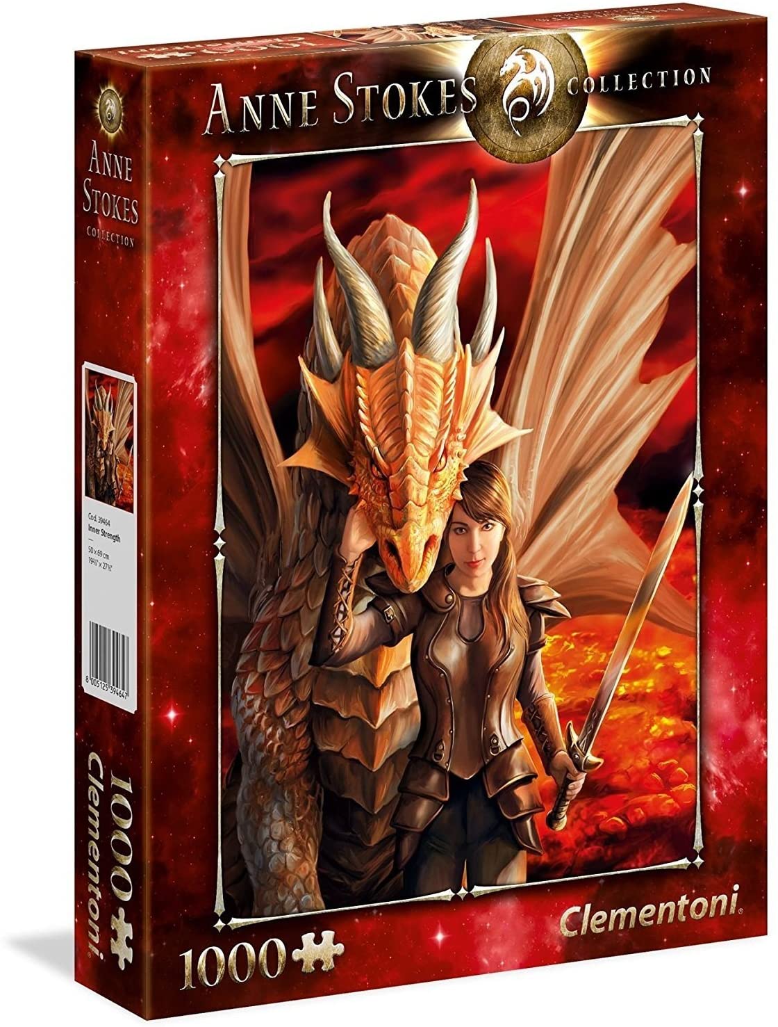 84fe53cfdd3ea14d9dbf698ef6bd601f Clementoni Puzzle 1000 Pz. Anne Stokes - Inner Strenght - immagine 1