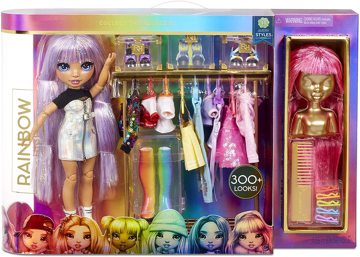 855a74d198c84974a7ab8ffd2fc5a5f8 Rainbow High Fashion Studio con Bambola - immagine 1