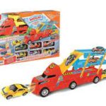 Rstoys Camion Mega Transporter con 6 Auto Metallo