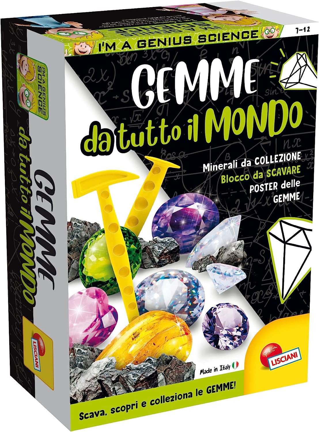 85be51164ebced6fdf18c22df785b852 Lisciani I'm Genius Scienza Pocket Gemme da Tutto il Mondo - immagine 1