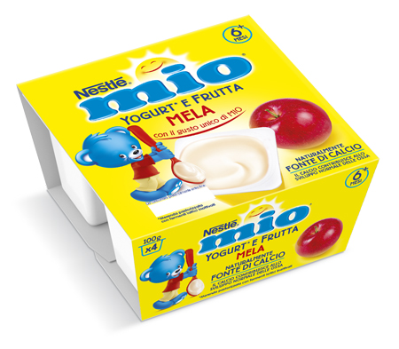 85de58b68b87649d391c22cd3f0c7e31 Mio Yogurt e Frutta gr.100x4 Mela - immagine 1