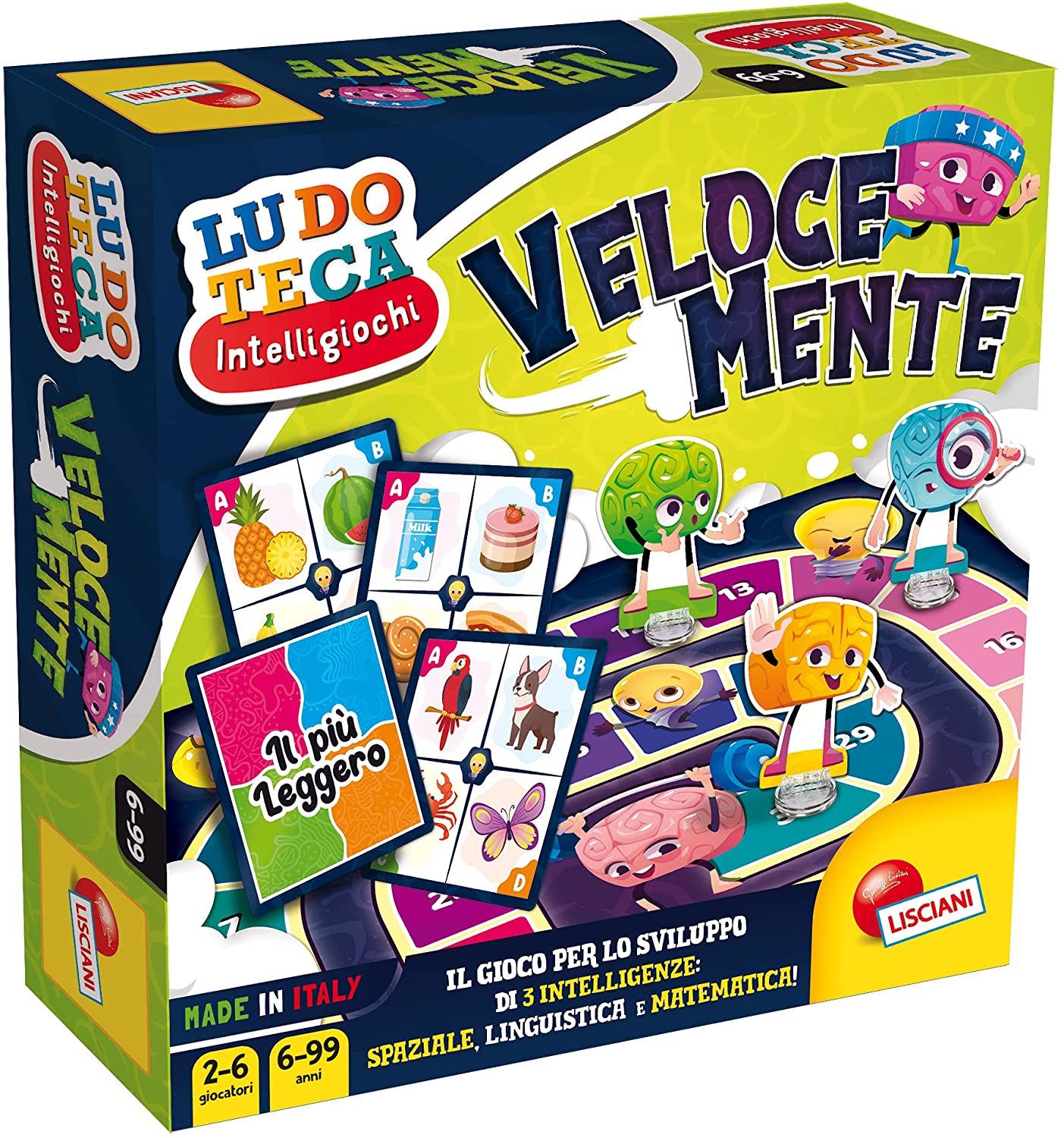 878ec741a28ab7e6257fbc3c164f6018 Lisciani Ludoteca Intelligiochi - Veloce-Mente - immagine 1