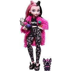 87986d8542cdc9d0579ed129f7e31fde Monster High Pigiama Party Draculaura - immagine 1