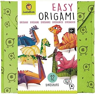 87d740bd40c1315260a066a339f4bbf8 Ludattica - EASY ORIGAMI-DINOSAURI - immagine 1