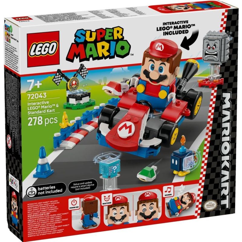 881af6b6661e22c3abd8e1b0c7e3d9cc Lego Super Mario – Kart interattivo e Kart standard - immagine 1