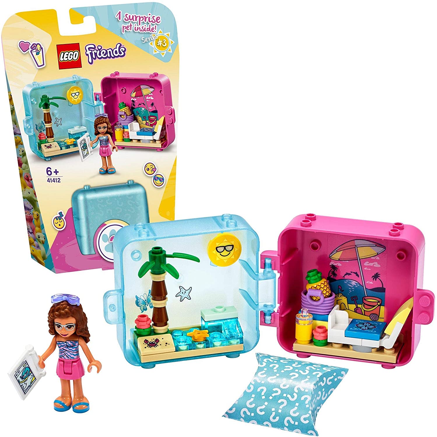 885b642f00369c492e236b8162b6ac40 Lego Friends Il cubo delle vacanze di Olivia - immagine 1