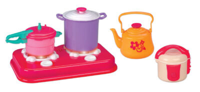 Rstoys Fornello 2 Fuochi con Stoviglie - immagine 2