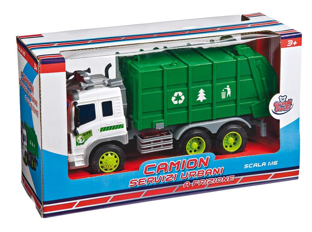 8913d7ae79dc81f0884c4adf25f68f45 Mezzi Lavoro Ecologia a Frizione cm. 20 Grandi Giochi - immagine 1