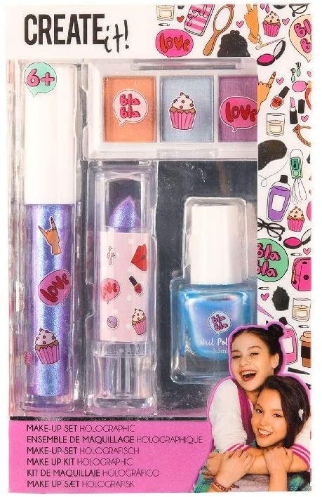 89801b0a8f725b8b2ed359193c6712a2 Create It Set Make Up Olografico - immagine 1