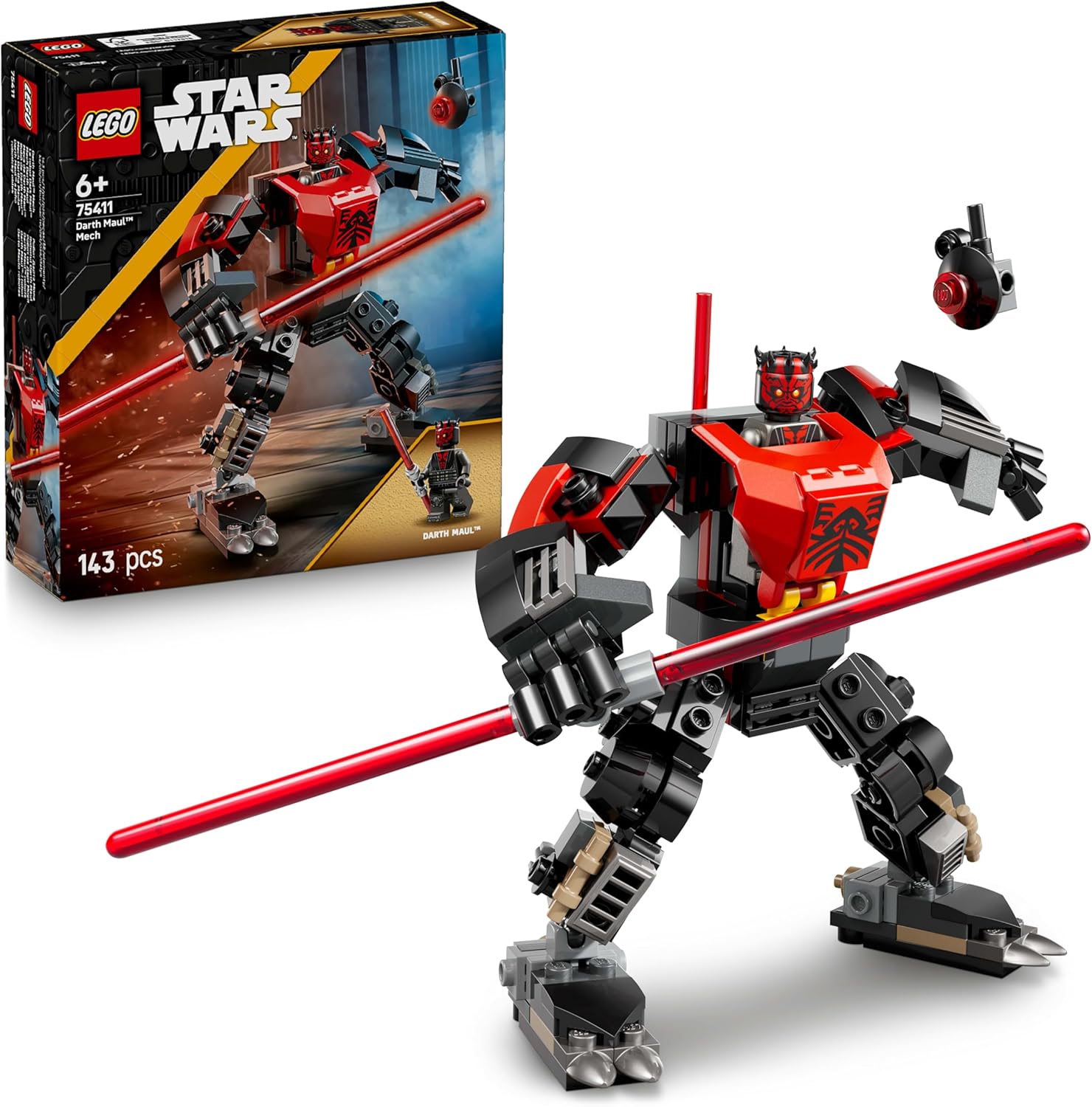 89ed338704a386070e0b71192665898e Lego Star Wars TM Mech Darth Maul - immagine 1
