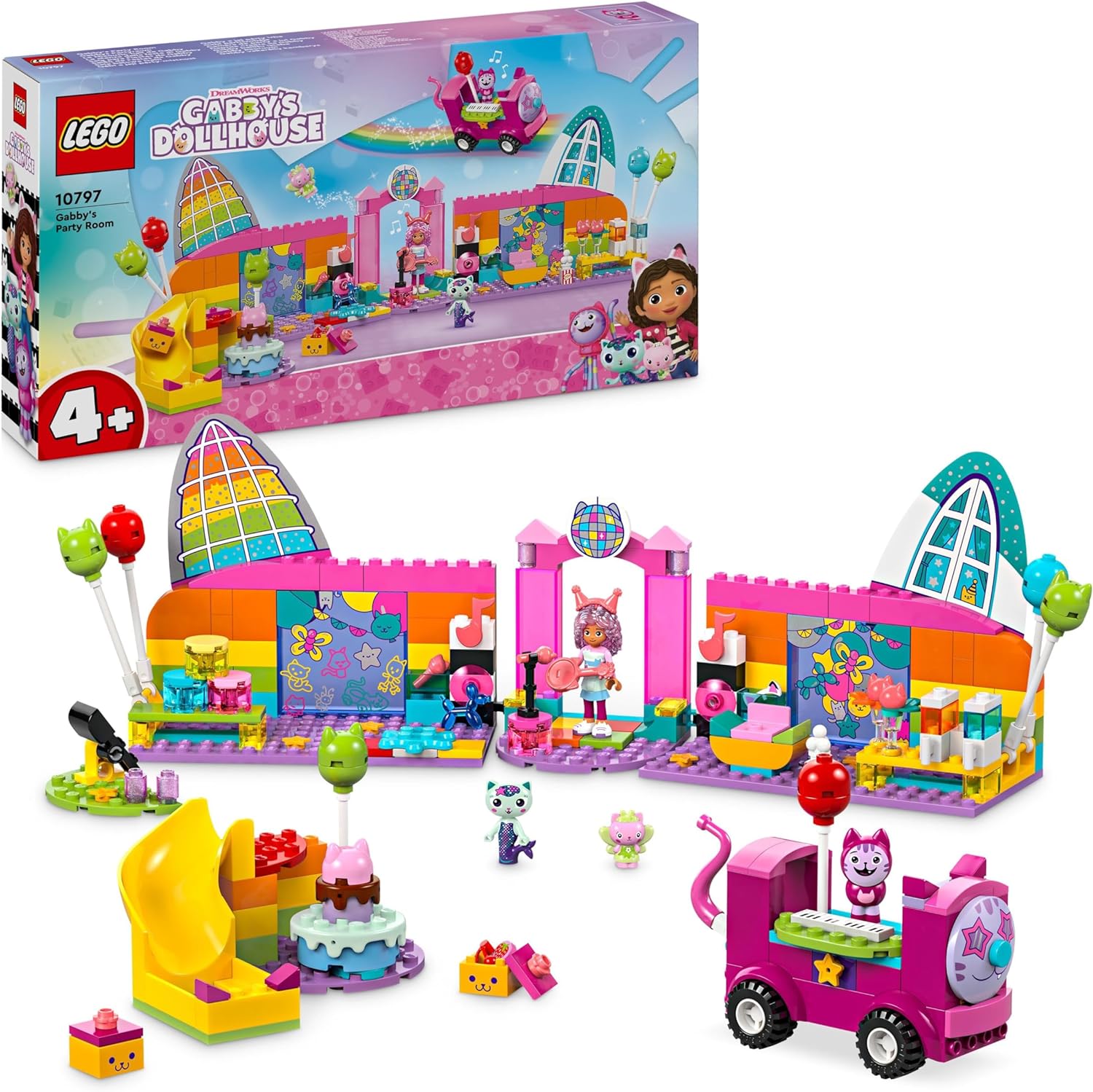 8a4ec0fad7d43b59b800d10888435735 Lego Gabby's Dollhouse - La Stanza della Festa di Gabby - immagine 1