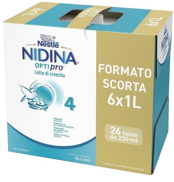 8a7da772fe42893b5f39de5327dcb77c Nidina 4 Optipro liquido Lt.1x6 - immagine 1