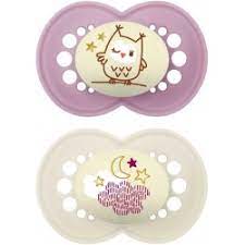 8ab78b0b11614e42a6c4c6582b176f4e Mam Succhietti Original Night Circolare 6+ mesi Conf Doppia Femmina - immagine 1