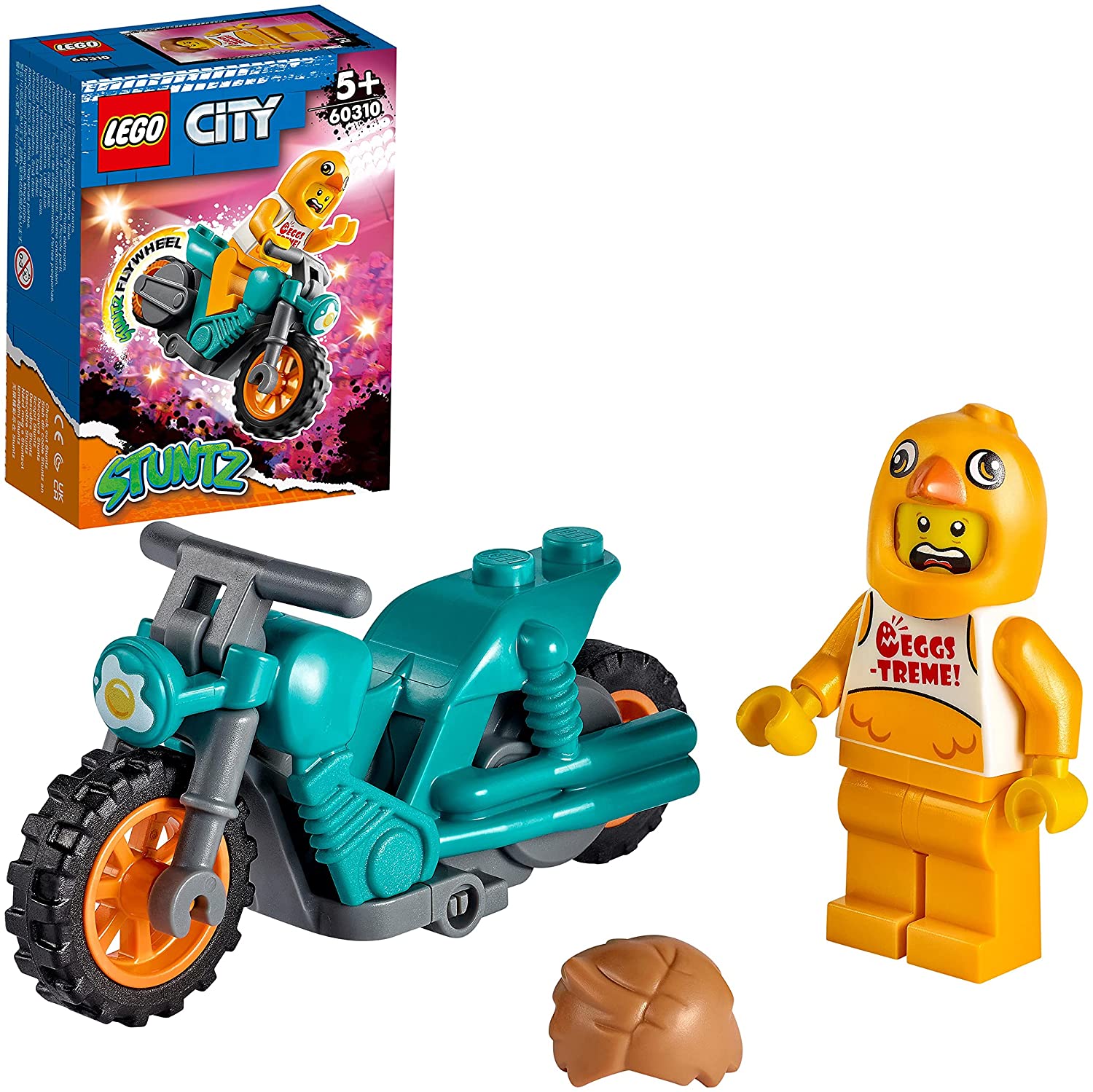 8ad6b79f3fffb8992e3e4e1cfb681284 Lego City Stunt Bike della gallina - immagine 1