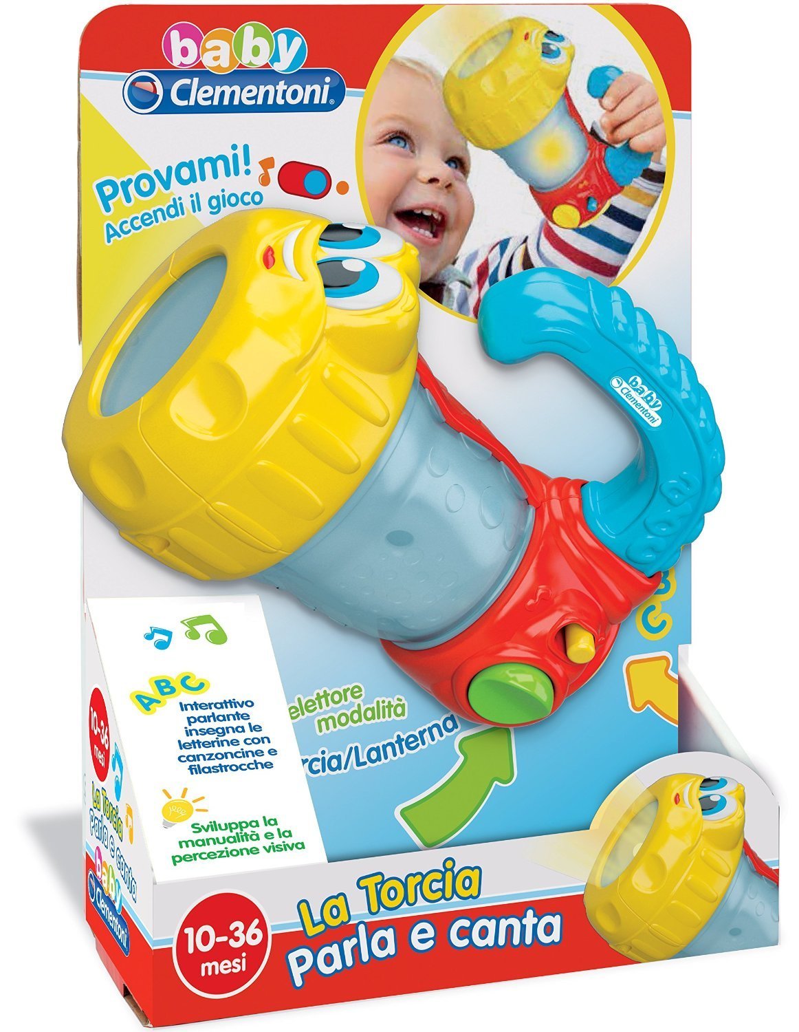 8b3bb3c00dc2f81c14df604384bef14d *Clementoni La Torcia Parla e Canta - immagine 1