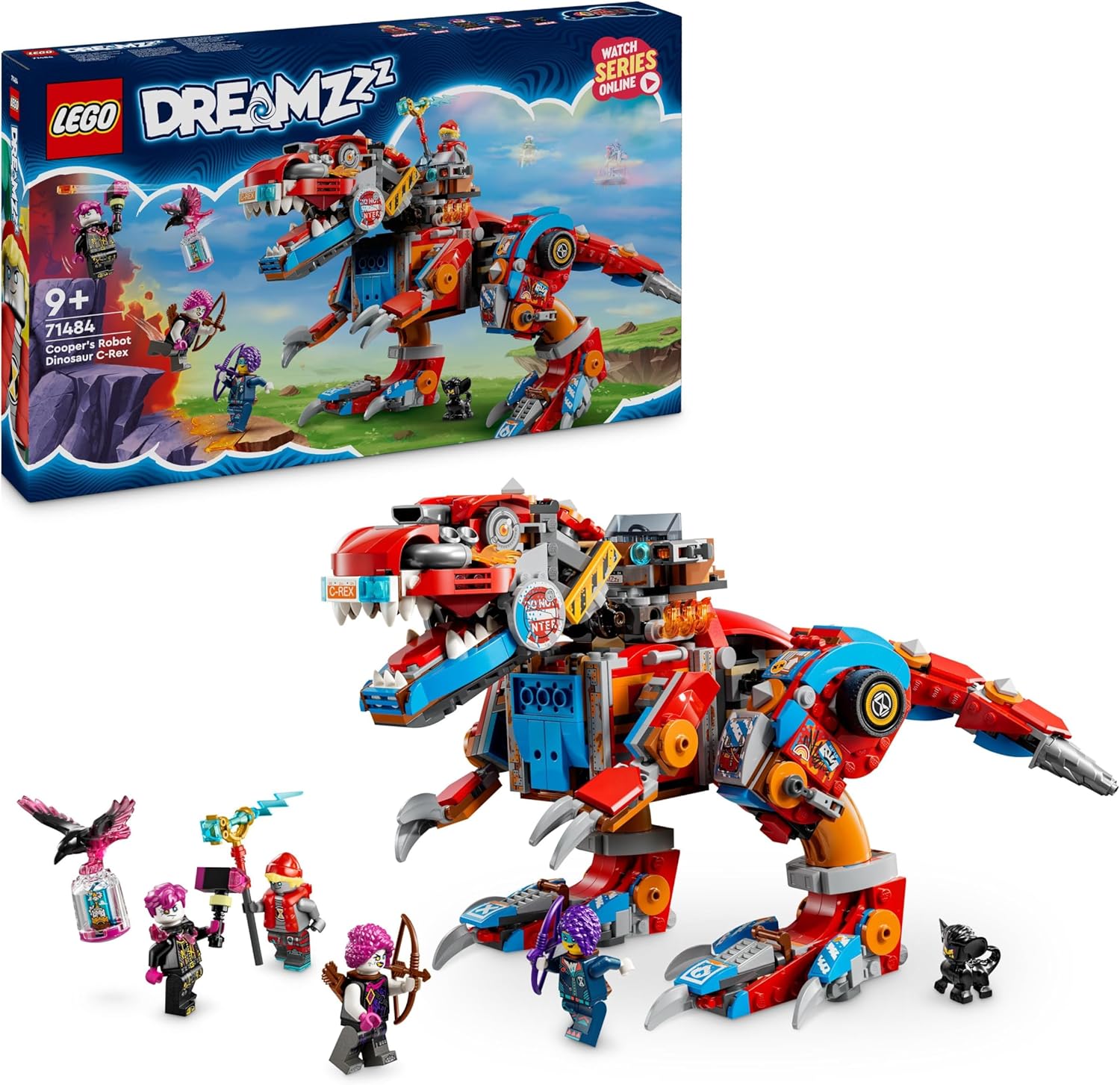 8ba0360b5cbaeee9c913e7af59447306 Lego DREAMZzz Dinosauro robot C-Rex di Cooper - immagine 1