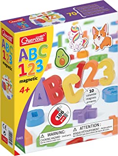 8bb86aef99388bec372f3ab3fece8265 Quercetti Magnetic ABC + 123 - immagine 1