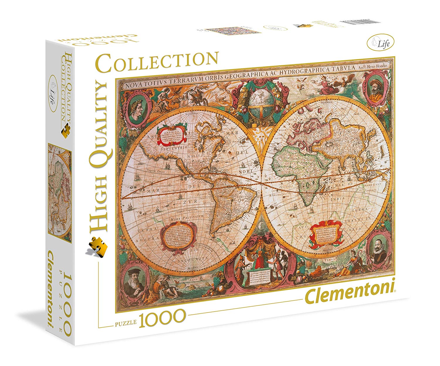 8c598cdf652343b358a03002f89b6fe2 Clementoni Puzzle 1000 Pz. Mappa Antica - immagine 1