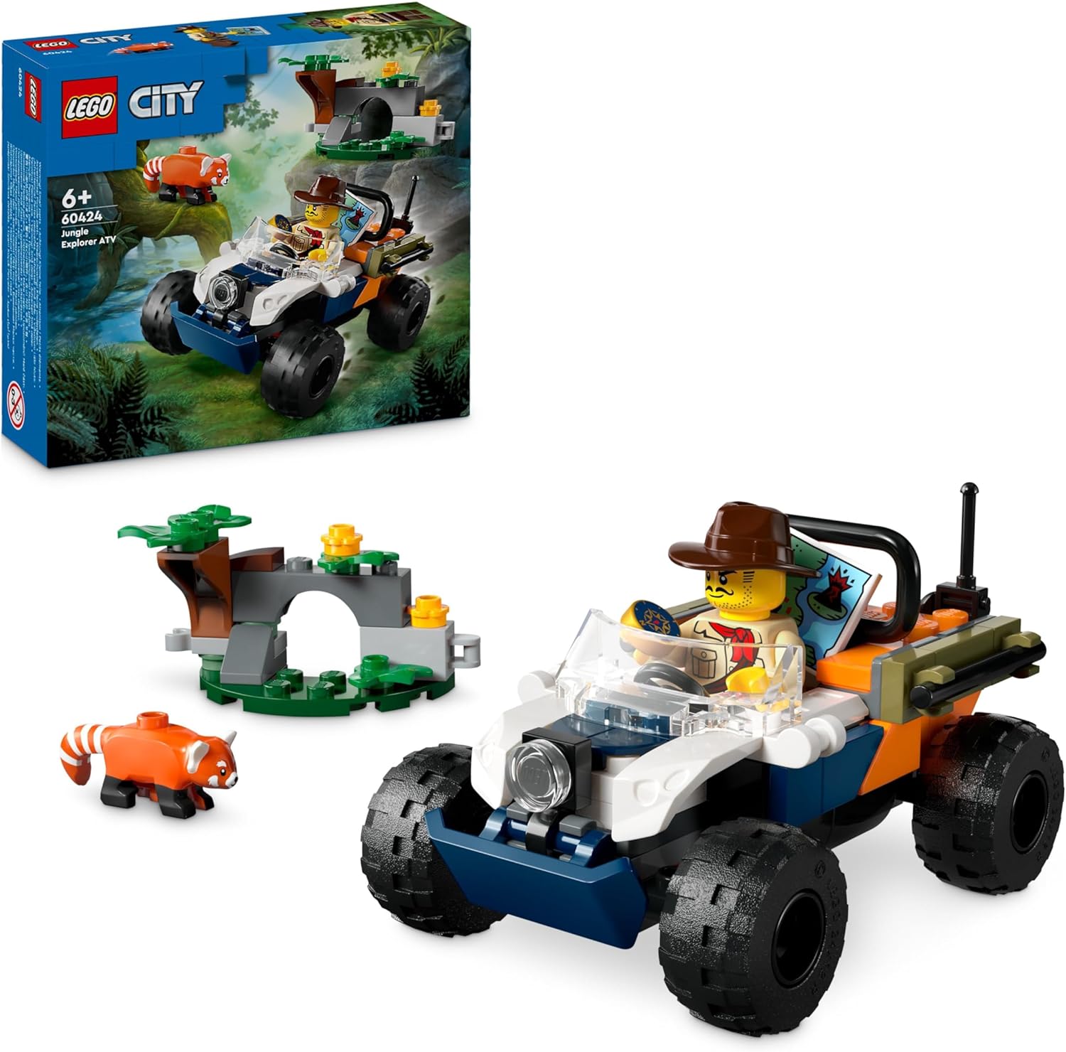 8d69217719b20427eccbb7f2195e6a29 Lego City Exploration ATV dell’Esploratore della giungla - immagine 1