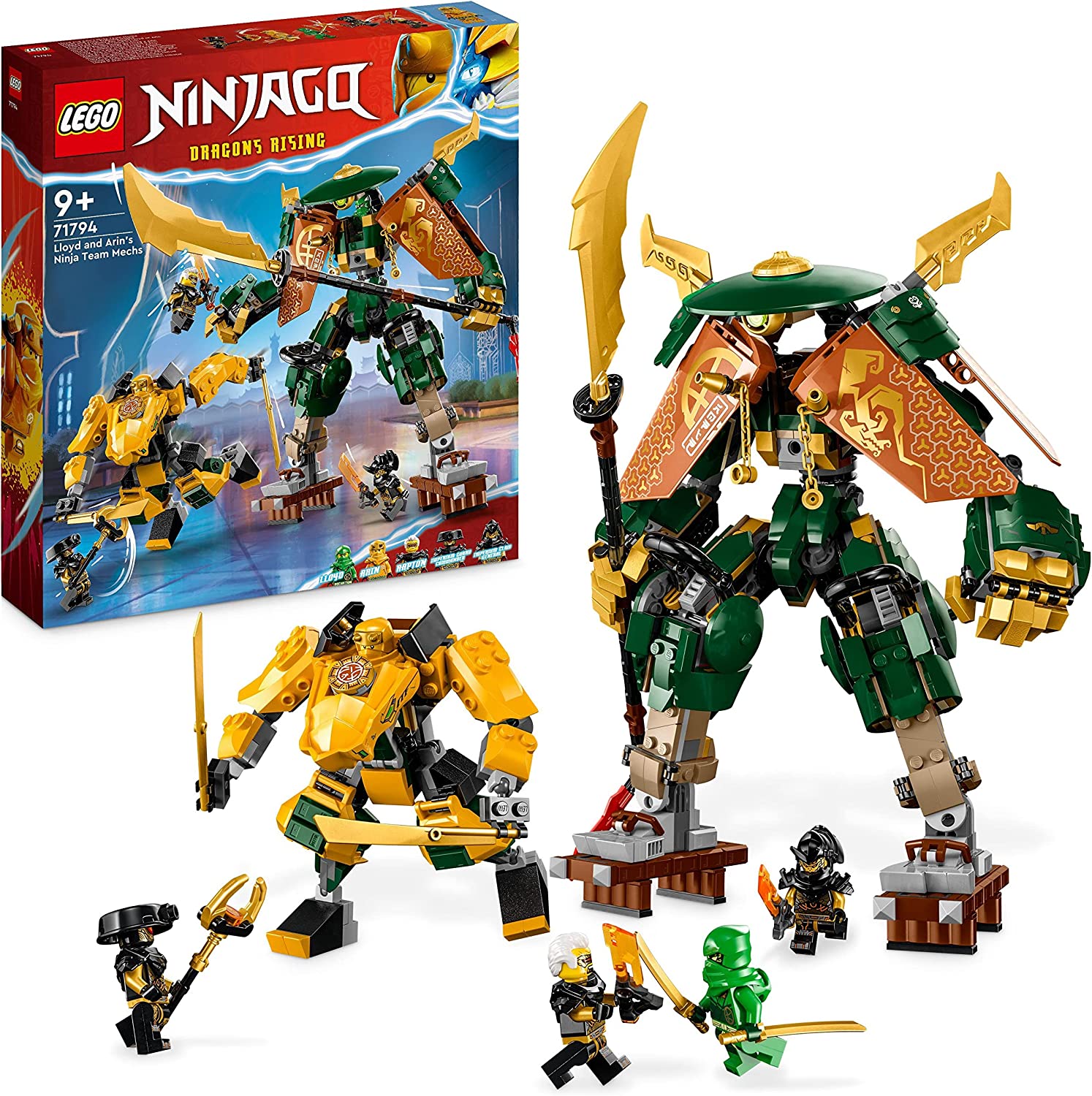 8ec9328932ceb3061551f7d9a9a26d87 Lego Ninjago Team Mech Ninja di Lloyd e Arin - immagine 1