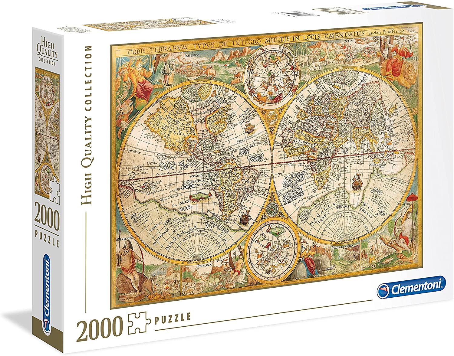 8ee1d24c632232e559feb39b1671622e Clementoni Puzzle 2000 Pz. Mappa Antica - immagine 1