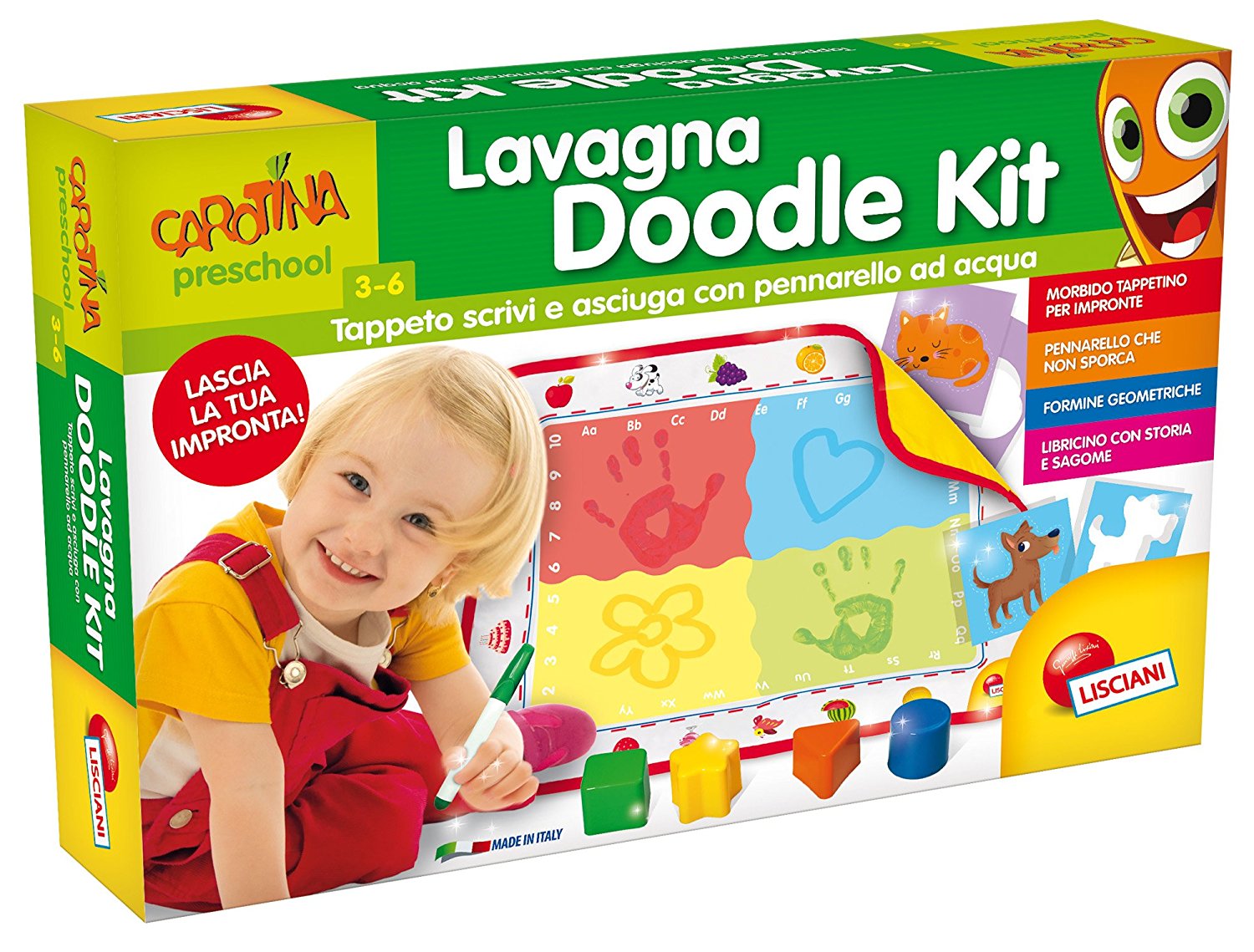 8f1a6133f42d0a49f7dfe04c00610d41 Carotina Lavagna Doodle Kit - immagine 1