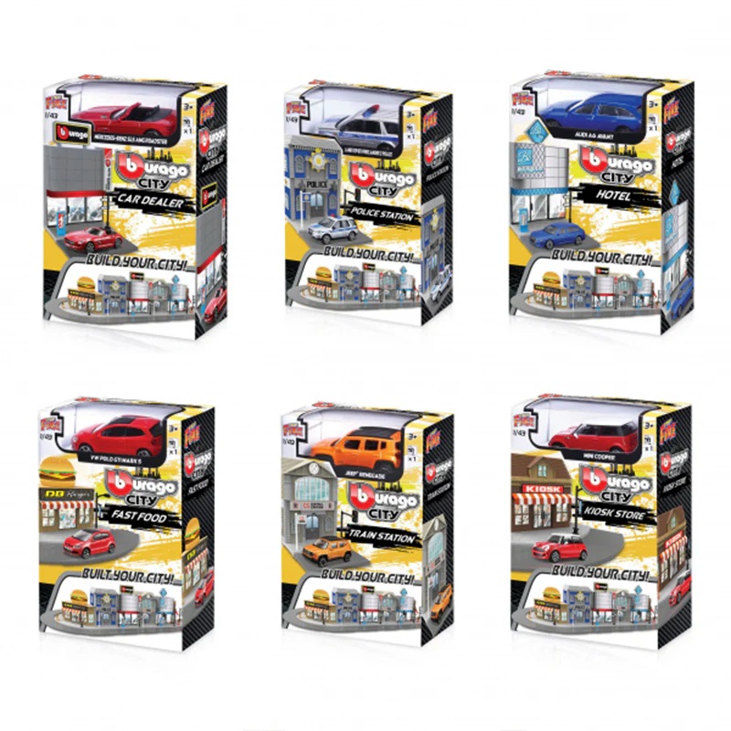 8f2c243e51fd39ddf4750465dc1432d6 Bburago City 1:43 Ass. - immagine 1