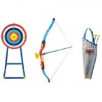 Set Arciere con Arco e bersaglio con piedistallo