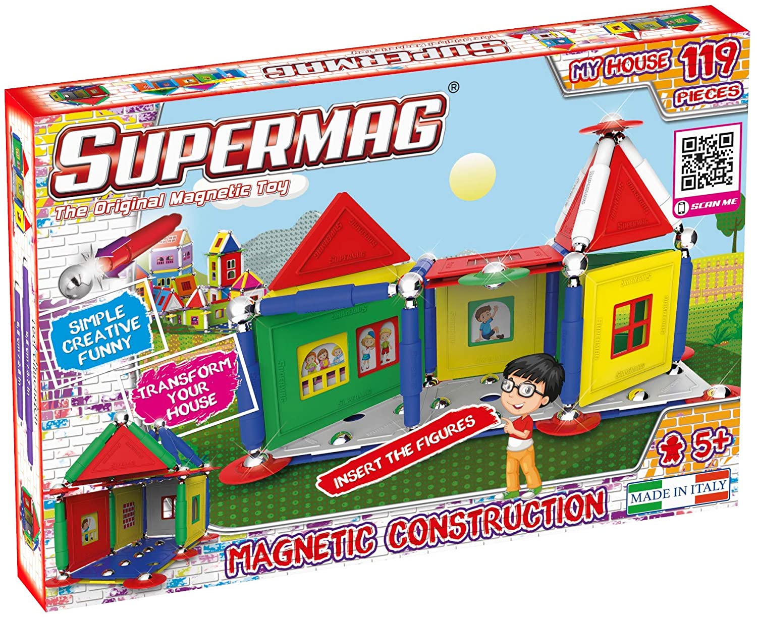 905067ef0d4c147fe2c65995073508c2 Supermag House 119 pcs - immagine 1