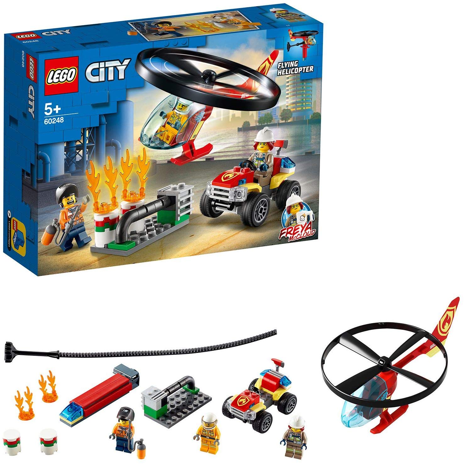 925e061bd790e8cd1a117e2cd06bd29b Lego City Elicottero dei pompieri - immagine 1
