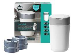 929c24e8097e31bf283f2c7bc2722884 TOMMEE TIPPEE TWIST&CLICK SPECIAL KIT 4 RICARICHE + 1 CONTENITORE BIANCO - immagine 1