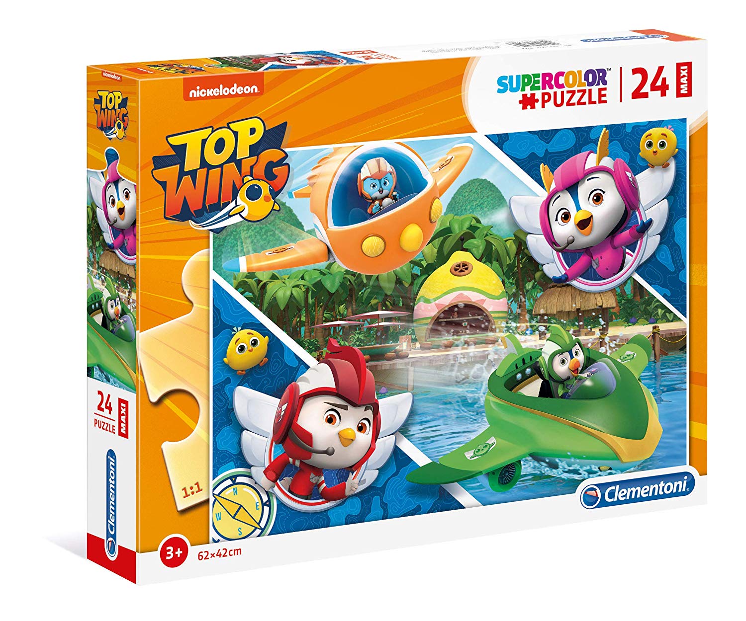 9355ef30cf0d4770ff9120548427f7f7 *Clementoni Puzzle 24 pz. MAXI Top Wing - immagine 1