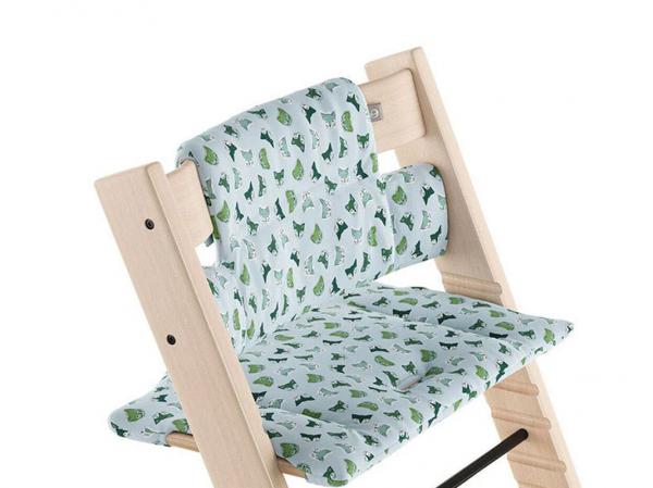 93e39c9b9e1e871dca8c6507bbc4b3dc Stokke Tripp Trapp Cuscino Classico Blue Fox - immagine 1