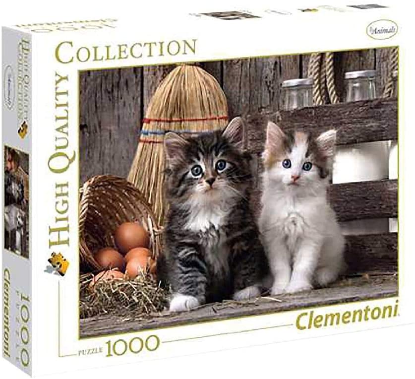 940719b0904d8e0eddc2a5a638e3a268 Clementoni Puzzle 1000 Pz. HQC - Lovely Kittens - immagine 1