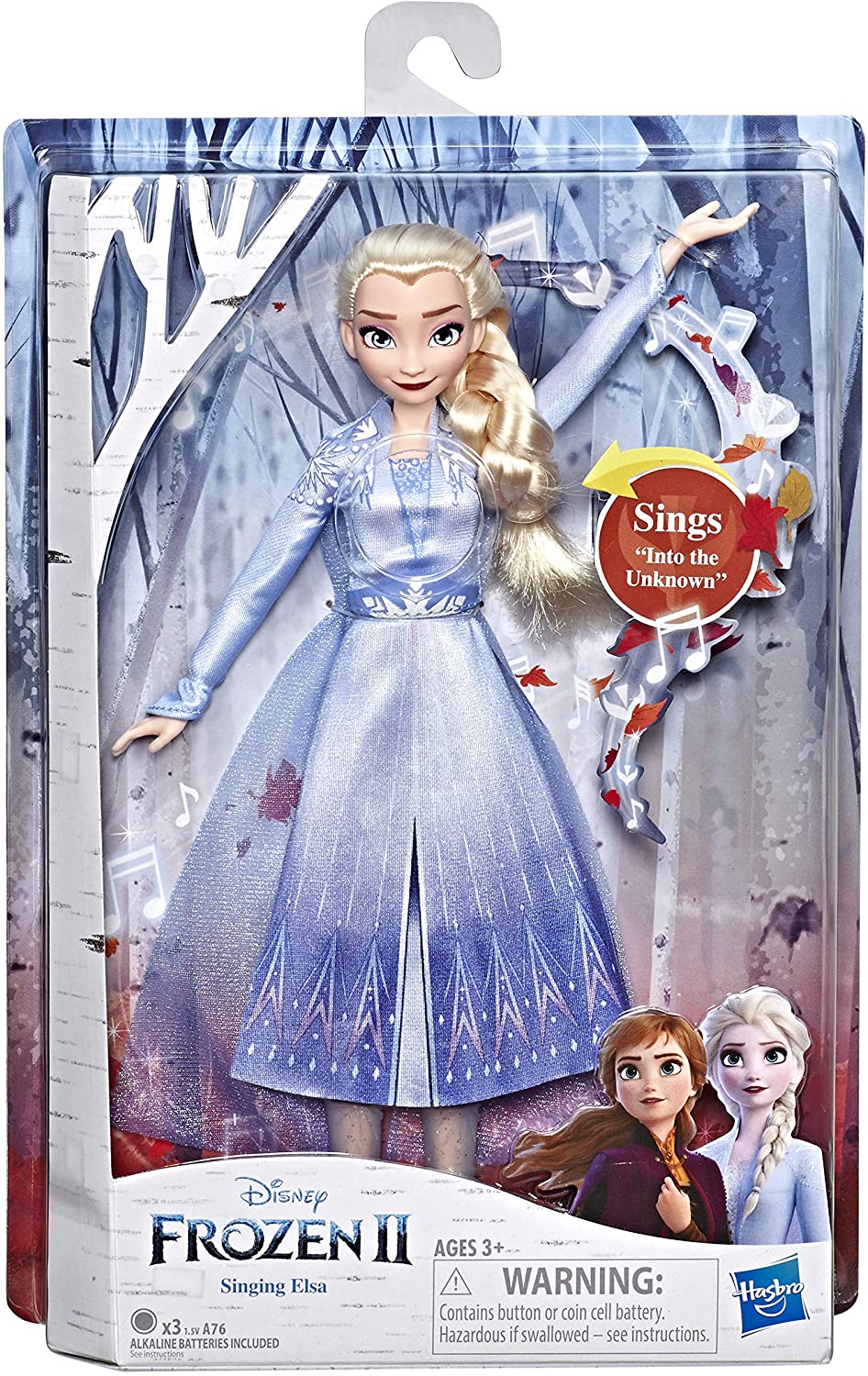 9482e8e0e73af15552381b2cf7c13abe Frozen 2 Elsa Cantante Personaggio 30 cm - immagine 1